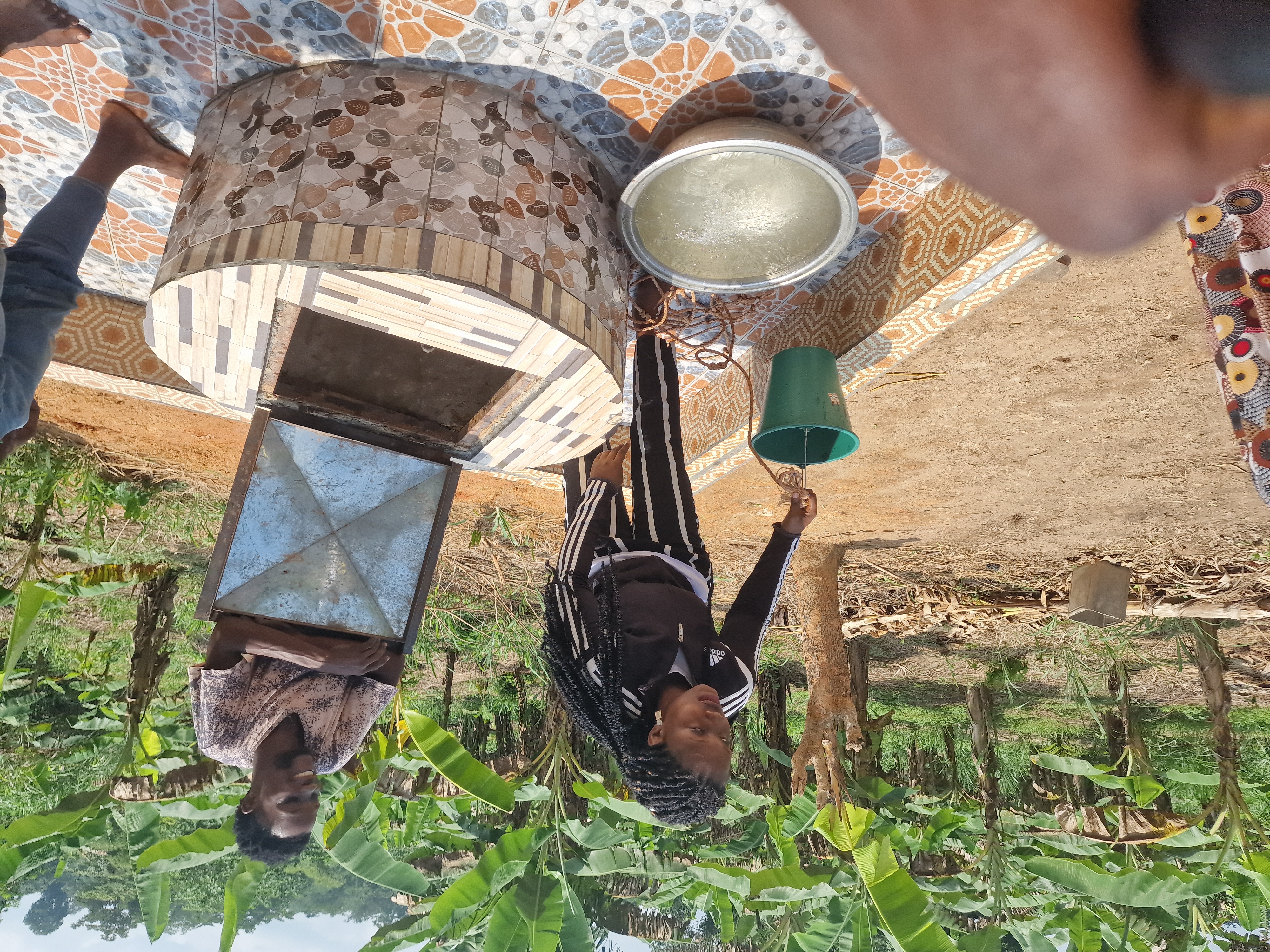 Community work during a Passion for Humanity Ghana chapel donation project